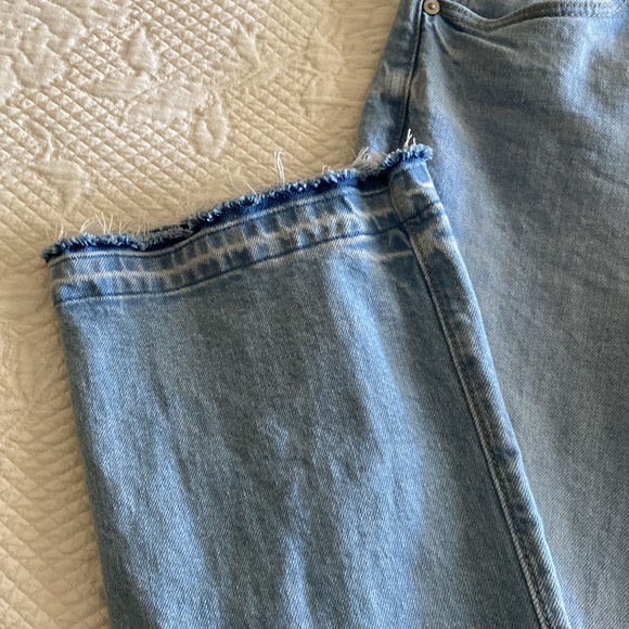 Loft Let Down Hem High Rise Kick Crop Jeans - Picture 6 of 10